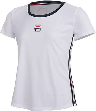 Футболка для девочки теннисная Fila T-Shirt Lucy Girls - white
