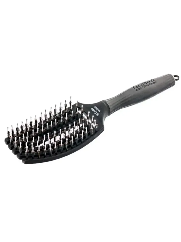 Щетка для волос Fingerbrush Care Iconic Boar&amp;Nylon Black M