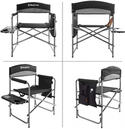 Кресло кемпинговое складное KingCamp Steel Director Chair [KC1904]
