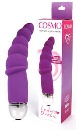 Вибратор переменного диаметра Cosmo Lady's Dream (20 режимов, 4,5 см ) (Цвет: фиолетовый)