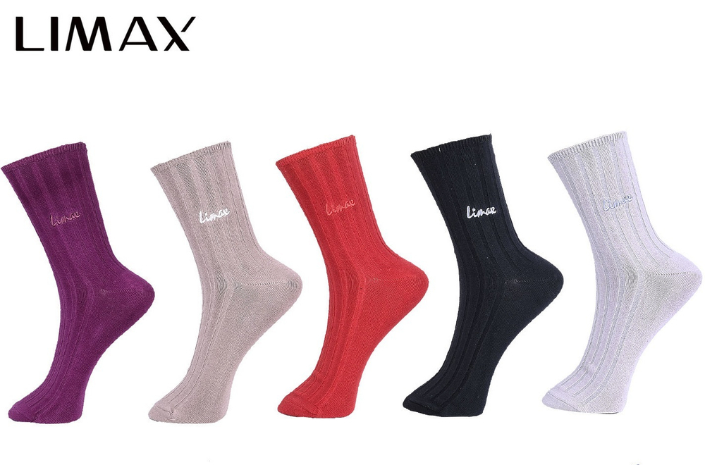 Носки Женские Limax Плотный Хлопок (12 пар) Казахстан