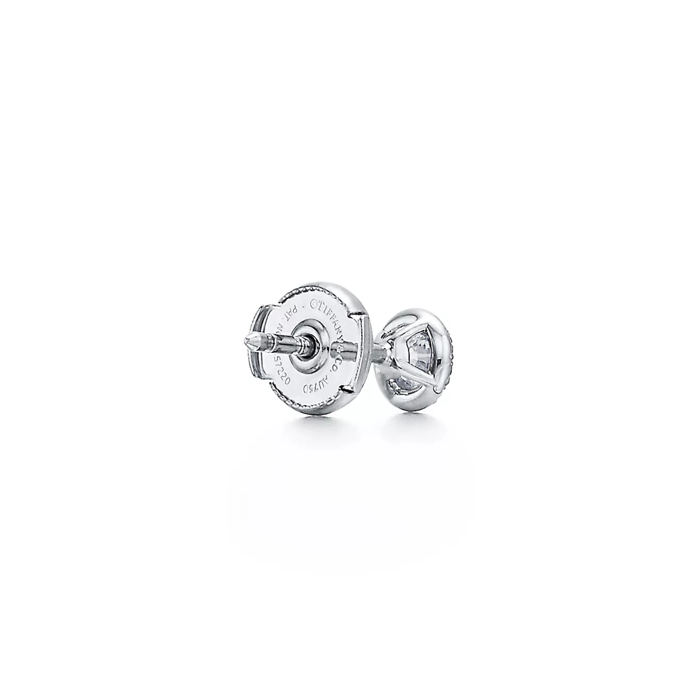 Серьги из платины с бриллиантами 0.32 карата, Tiffany Soleste💎В наличии