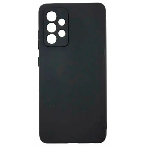 Силиконовый чехол для Samsung A52 (Черный)