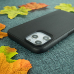 Чехол для iPhone 12 Pro Max черный силиконовый с защитой камеры, 012424 Черный