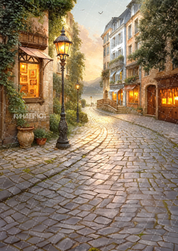 Фотофон "Винтажная улица" арт. ФФ903-79