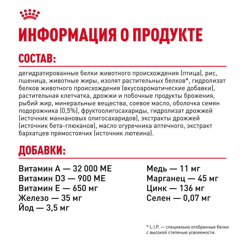 Royal Canin Persian Kitten Персиан Киттен Корм сухой для котят персидской породы до 12 месяцев 400г