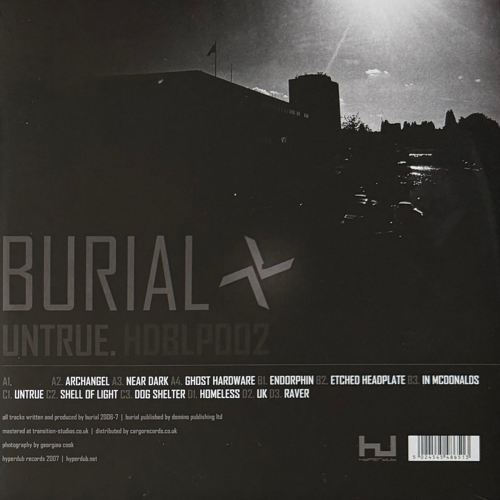 Burial ‎– Untrue 2LP (Англия 2024г.)