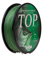 Шнур плетеный для рыбалки Ryobi TOP PE4X-120M Dark green 0.6/d-0.128mm
