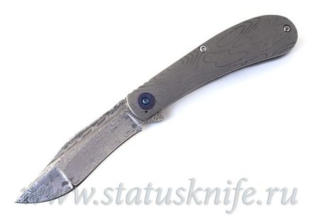 Нож Doc Shiffer Custom Damascus Topoline