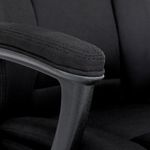 Кресло BRABIX PREMIUM "Adagio EX-551", ткань, пятилучие металл, черное, 532938