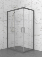 Душевая Ширма Triton Фикс-Графит 120х90