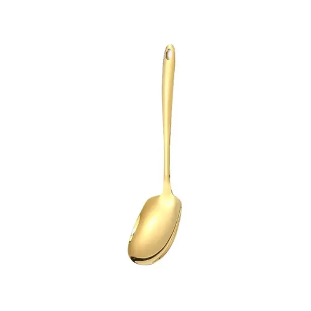 Ложка гарнирная для раздачи 27,5 см Oval Tip нерж. цвет золото PVD P.L. Proff Cuisine