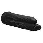 Черный сдвоенный фаллоимитатор Double Stuffer 10’’ Double Pecker Dildo - 27 см. (Цвет: черный)