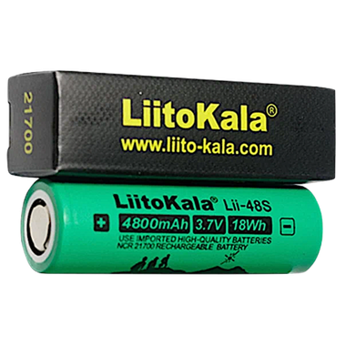 Аккумулятор 21700 Li-Ion 4800мАч LiitoKala 3.7V 18Wh Lii-48S