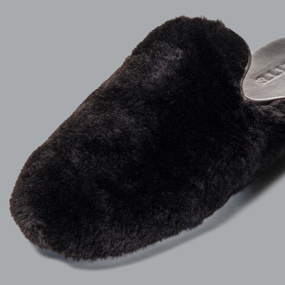 Тапочки открытые Shearling Chocolate Brown (40)