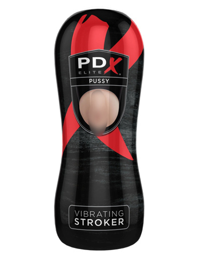 Мастурбатор с вибрацией PDX ELITE Vibrating Pussy Stroker Pipedream RD521PD