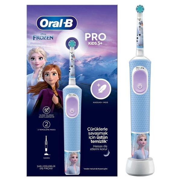 Детская электрическая зубная щетка Braun Oral-B Vitality Pro Kids D103.413.2K Frozen