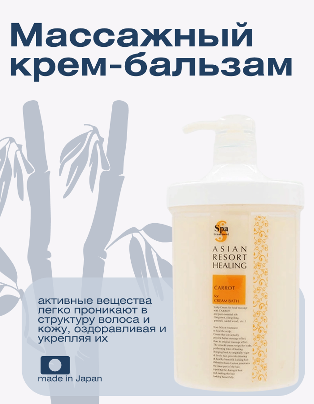 Массажный крем для оздоровления кожи головы и восстановления волос Spa Treatment Scalp 1000мл