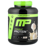 MusclePharm, Combat®, протеиновый порошок, со вкусом ванильного мороженого, 1,84 кг (4,1 фунта)