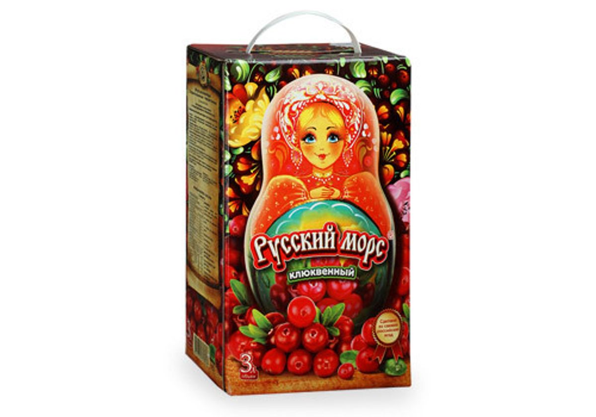 Морс клюквенный "Русский морс", 3л