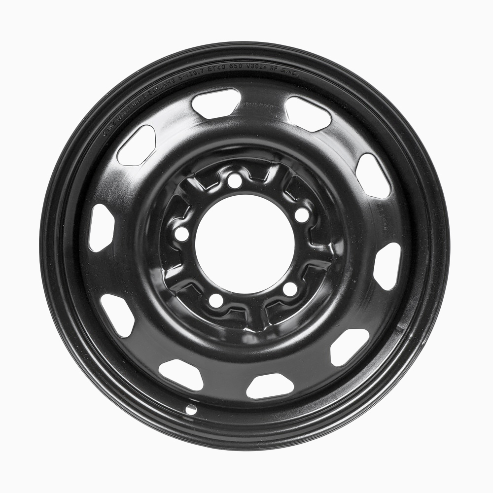 Диск штампованный R16 6.5J 5x139.7/108.6 ET40 ГАЗ, УАЗ GANZ Black GRN16089