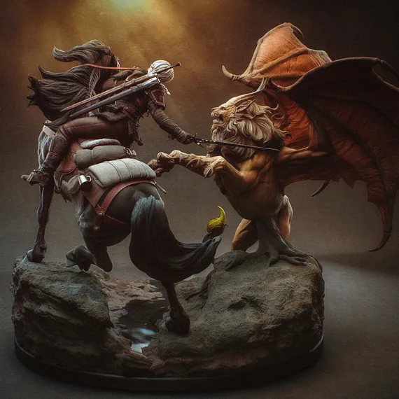 Ciri vs Manticore - The Witcher IV