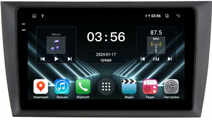 Магнитола для Volkswagen Golf 6 2008-2013 - FarCar S280 монитор 9.5" IPS на Android 13, CarPlay
