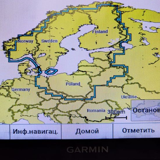 Балтийское море карта глубин для Garmin Navionics+ NSEU644L