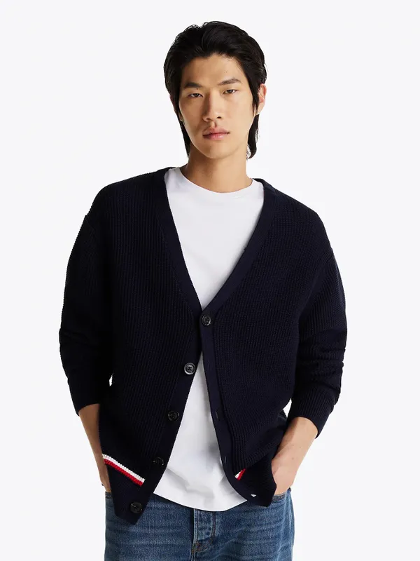 Кардиган мужской TOMMY HILFIGER STRUCTURE GLOBAL STR