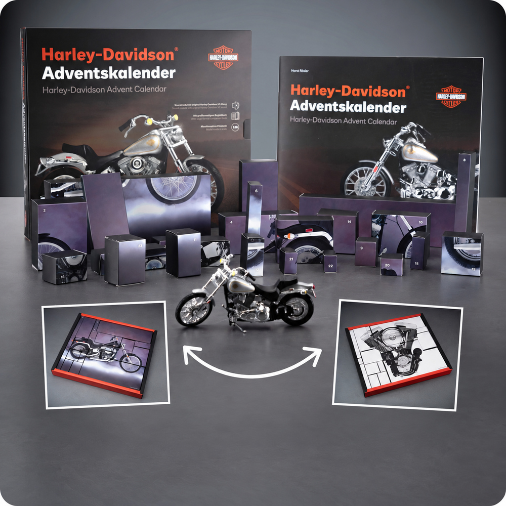 Адвент-календарь Franzis Harley-Davidson 1:18