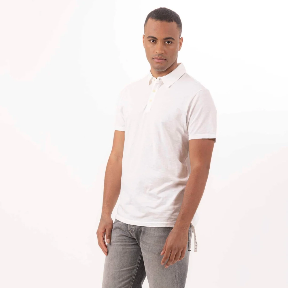 Поло однотонное Bowery NYC Optic White