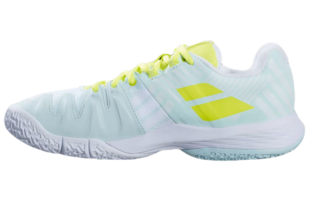 Женские кроссовки для падела Babolat Sensa — blue/sulphur spring