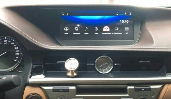 Магнитола для Lexus ES250 2012-2015 (взамен монохром экрана) - Kuberg MRW-3812 монитор 10" на Android 10, 4G SIM-слот, джойстик в комплекте