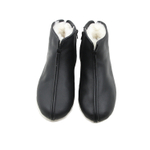 Neiliansheng Top Grain Cow Leather Casual Shoes Men"s Black