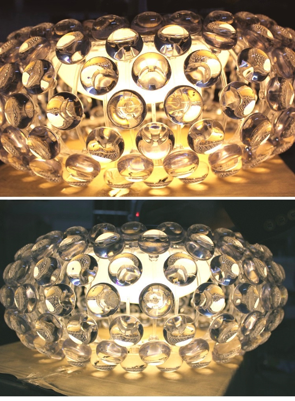 Wall design lamp CABOCHE piccola by Foscarini (Clear)