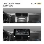 Магнитола для Toyota Land Cruiser Prado 150 2009-2013 (поддержка JBL) - Teyes LUX ONE монитор 12.3" 2K QLED на Android 10, Быстрая, CarPlay, 4G SIM-слот
