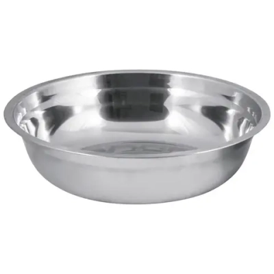 Миска Bowl-27, объем 2,8 л, с расширенными краями, из нерж стали, зеркальная полировка, диа 27 см