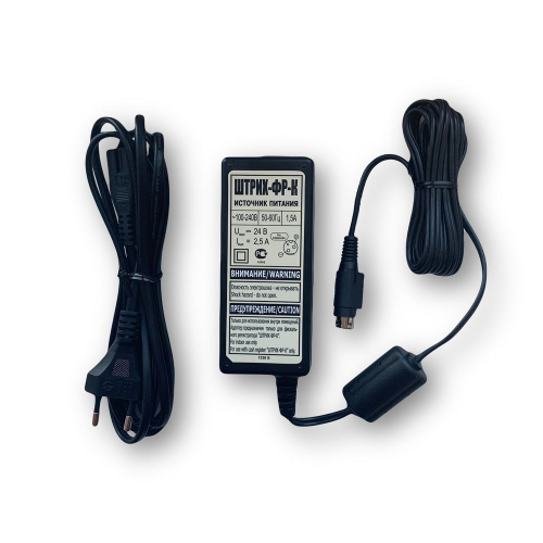 Блок питания для POS-терминалов Атол/Штрих/VikiPrint/Viki Tower 24V 2.5A Разъём 3 pin