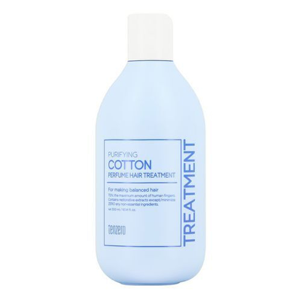 Маска для волос с ароматом хлопка TENZERO Purifying Cotton Perfume Hair Treatment 300 мл