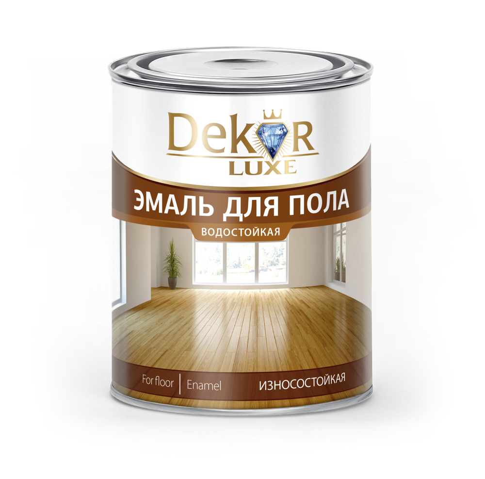 DEKOR LUXE  Эмаль ПФ-266 Светлый орех 1,8кг (Кубанские краски)