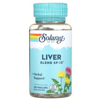 Solaray, Liver SP-13, 100 Veg Capsules | Jigar uchun SP-13 aralashmasi, 100 kapsula