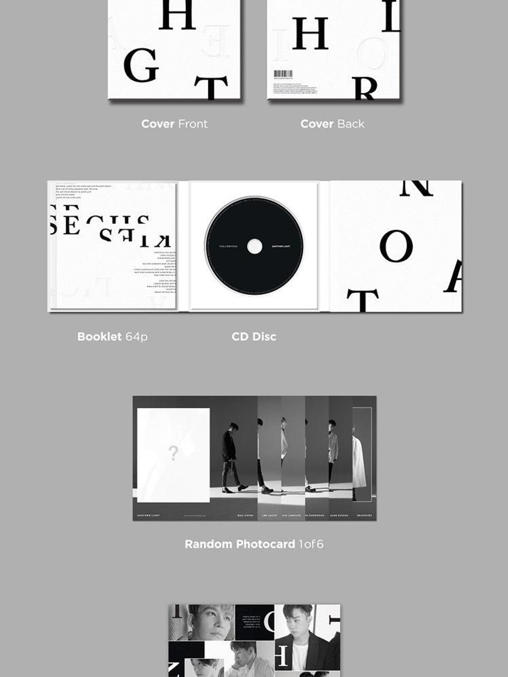 Альбом Sechskies - Another Light 5th Album RANDOM Version