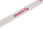Полотна для электро лобзика по дереву, 3 шт, T111B, 75 x 2 мм, HCS Matrix, 78225