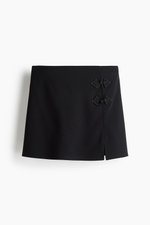 Короткая трикотажная юбка из смеси вискозы - H&M
