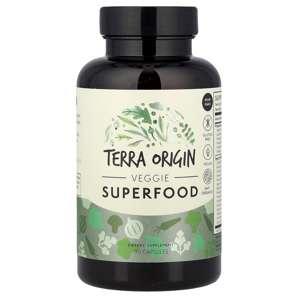 Terra Origin, Вегетарианский суперфуд`` 90 капсул