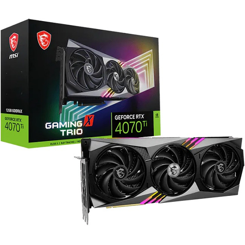 Видеокарта MSI RTX 4070 Ti GAMING X TRIO 12GB (RTX 4070 Ti GAMING X TRIO 12G)