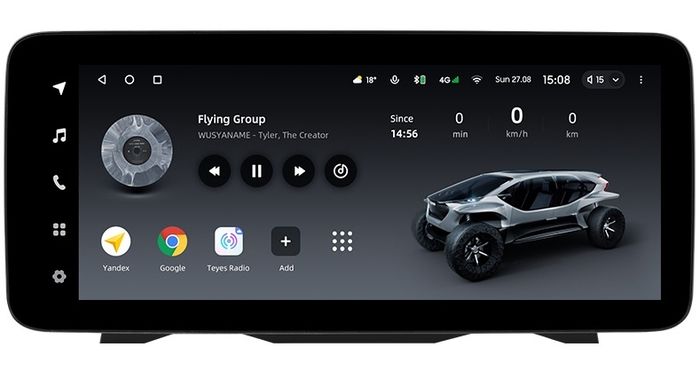 Магнитола для Audi Q2 2016-2022 - Teyes LUX ONE 360 монитор 12.3" 2K QLED на Android 10, Быстрая, CarPlay, 4G SIM-слот, 4 камеры в комплекте