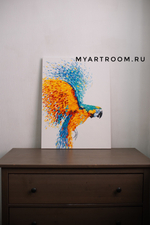 Картина с попугаем
