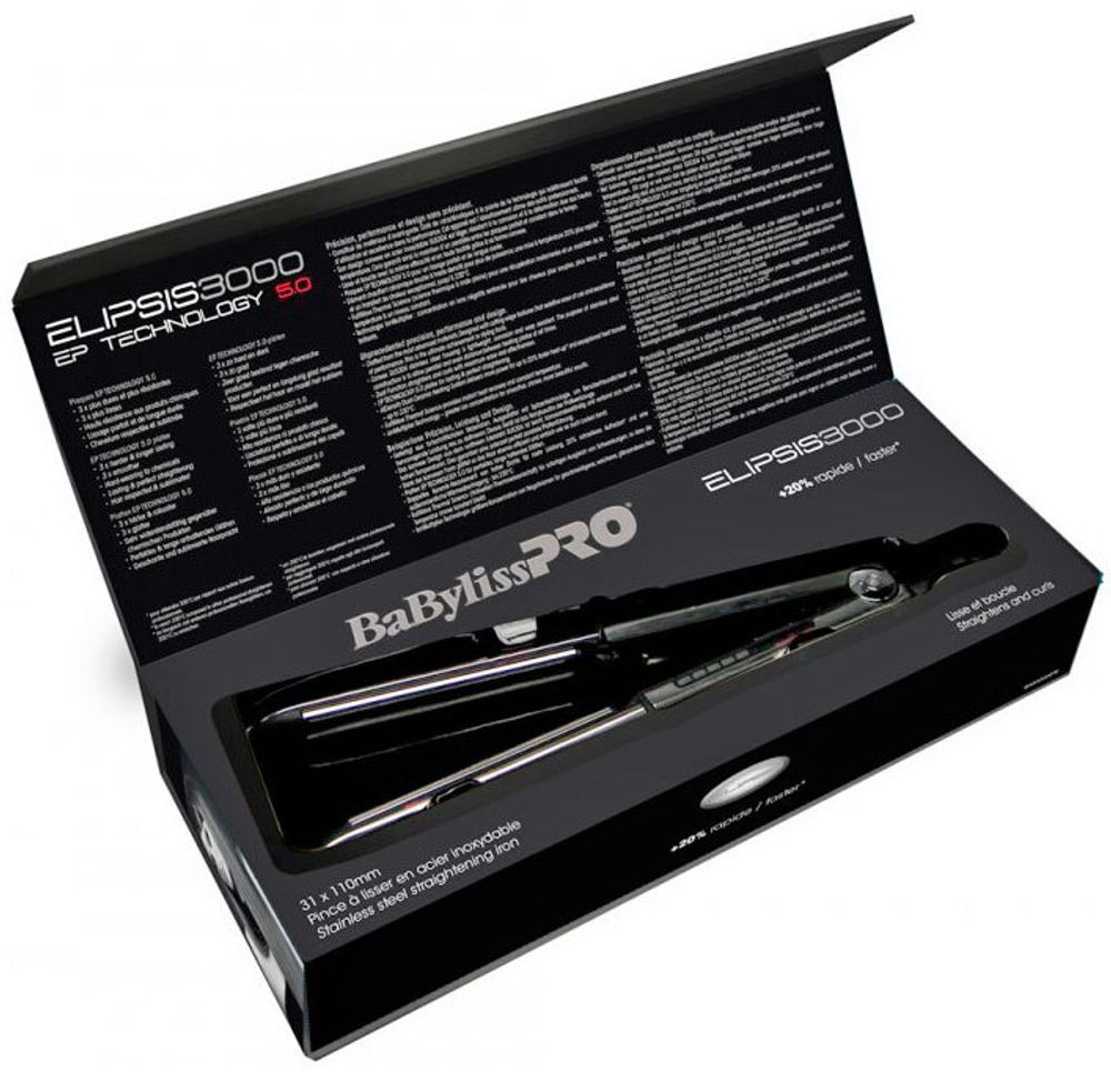 Профессиональный выпрямитель для волос BaByliss PRO Elipsis3000 BAB3000EPE - 11