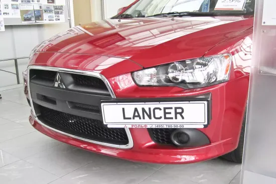 Воздуховоды радиатора в передний бампер для Mitsubishi Lancer 10 (цельные)